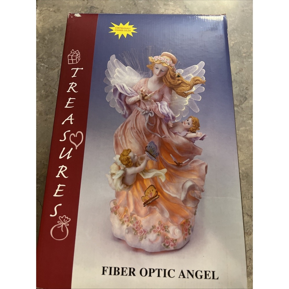 Treasures Fiber Optic Angel Wings Changing Colors